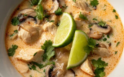 Slow Cooker Tom Kha Gai Thai Coconut Chicken Soup