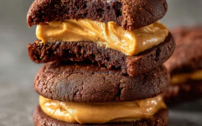 Soft Homemade Peanut Butter Oreos