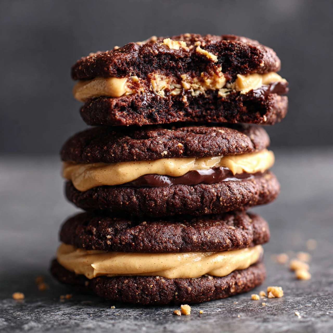 Soft Homemade Peanut Butter Oreos Soft Homemade Peanut Butter Oreos