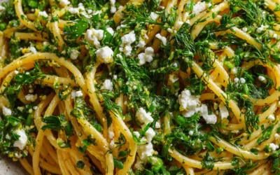 Spanakopita Pasta (Spinach and Feta Pasta)