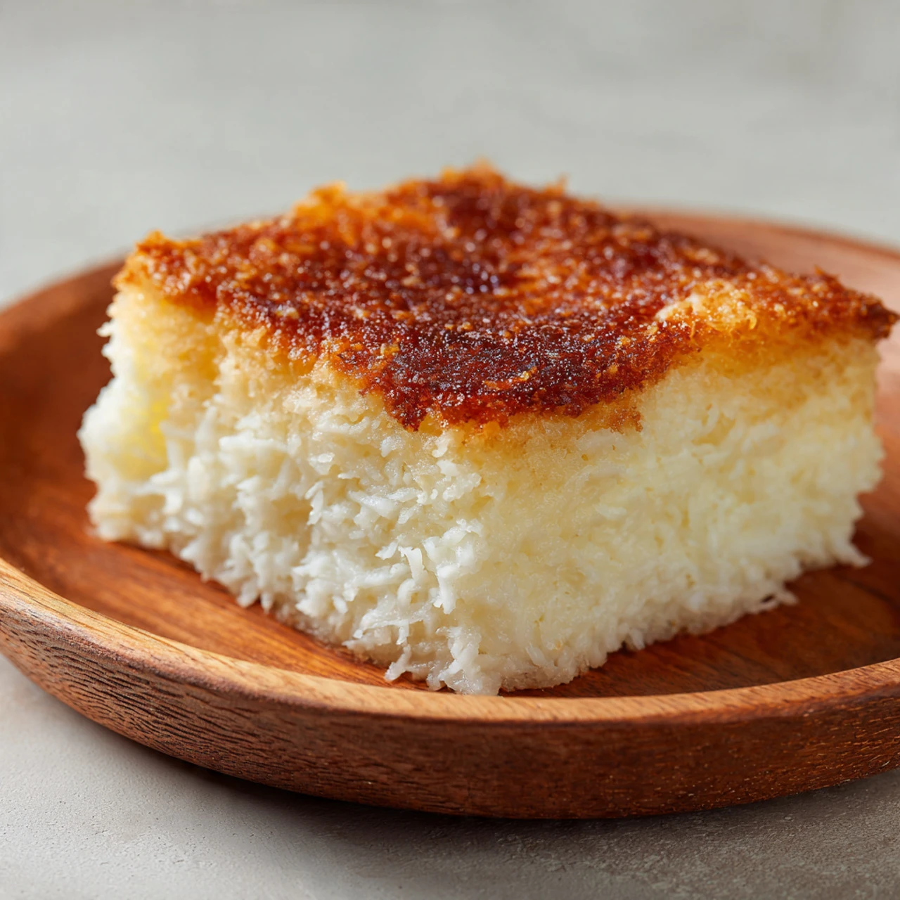 Sticky Coconut Cake (Wingko Babat) Sticky Coconut Cake Wingko Babat