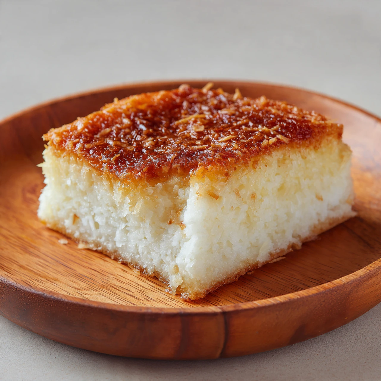 Sticky Coconut Cake (Wingko Babat) Sticky Coconut Cake Wingko Babat