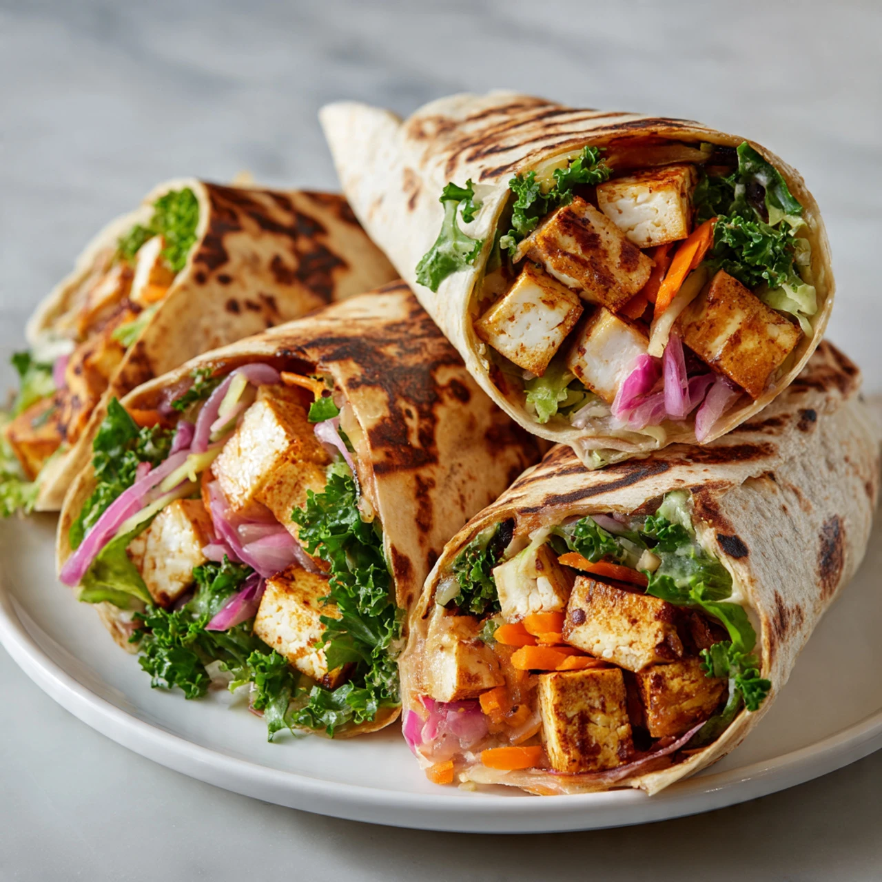 Sweet Chili Halloumi Wraps Sweet Chili Halloumi Wraps