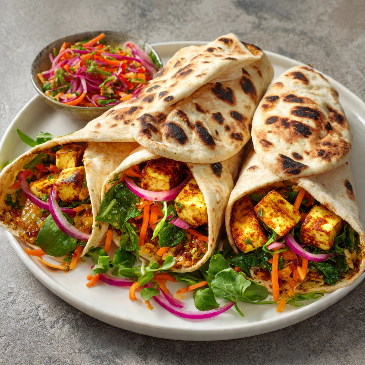 Sweet Chili Halloumi Wraps Sweet Chili Halloumi Wraps