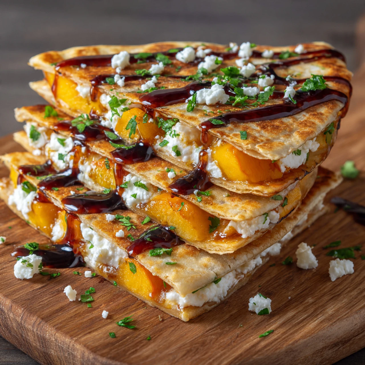 Sweet & Savory Peach Quesadillas You Need to Try!
