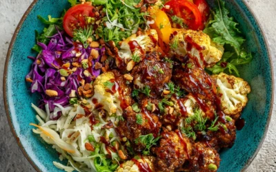 Teriyaki Cauliflower Power Bowls (Vegan, Gluten Free)