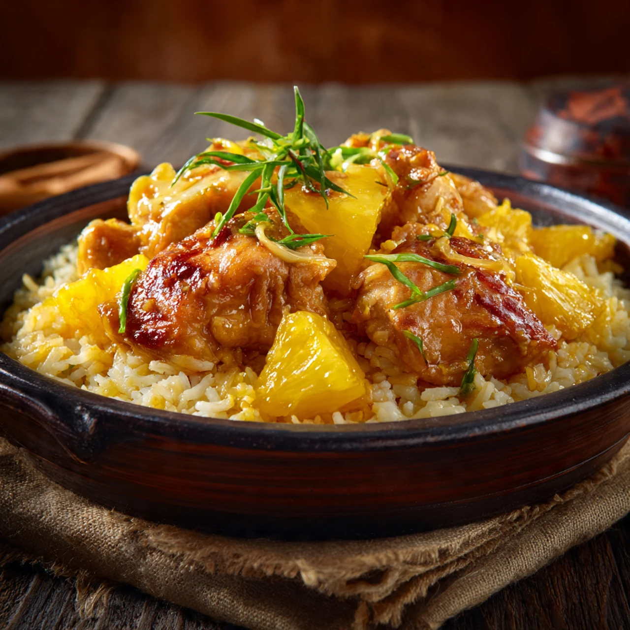 Tropical Twist: Easy Pineapple Chicken And Rice Recipe Pineapple Chicken Rice Recipe