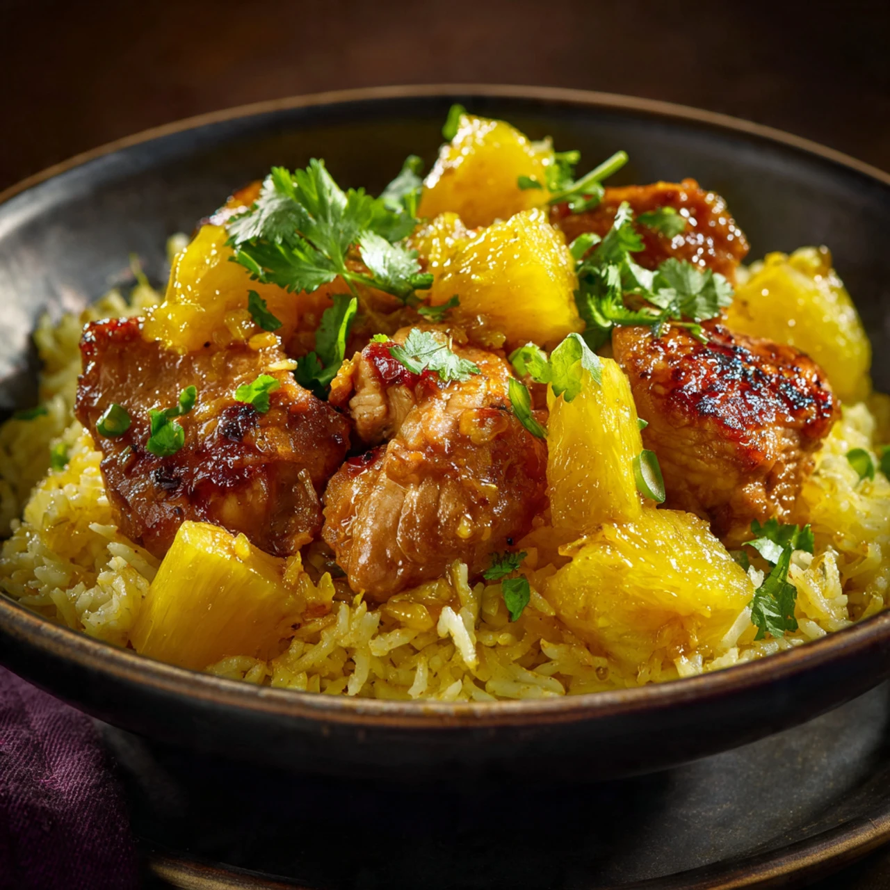 Tropical Twist: Easy Pineapple Chicken And Rice Recipe Pineapple Chicken Rice Recipe