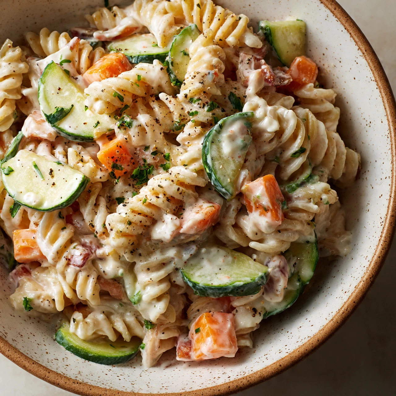 Tzatziki Pasta Salad Recipe Tzatziki Pasta Salad Recipe