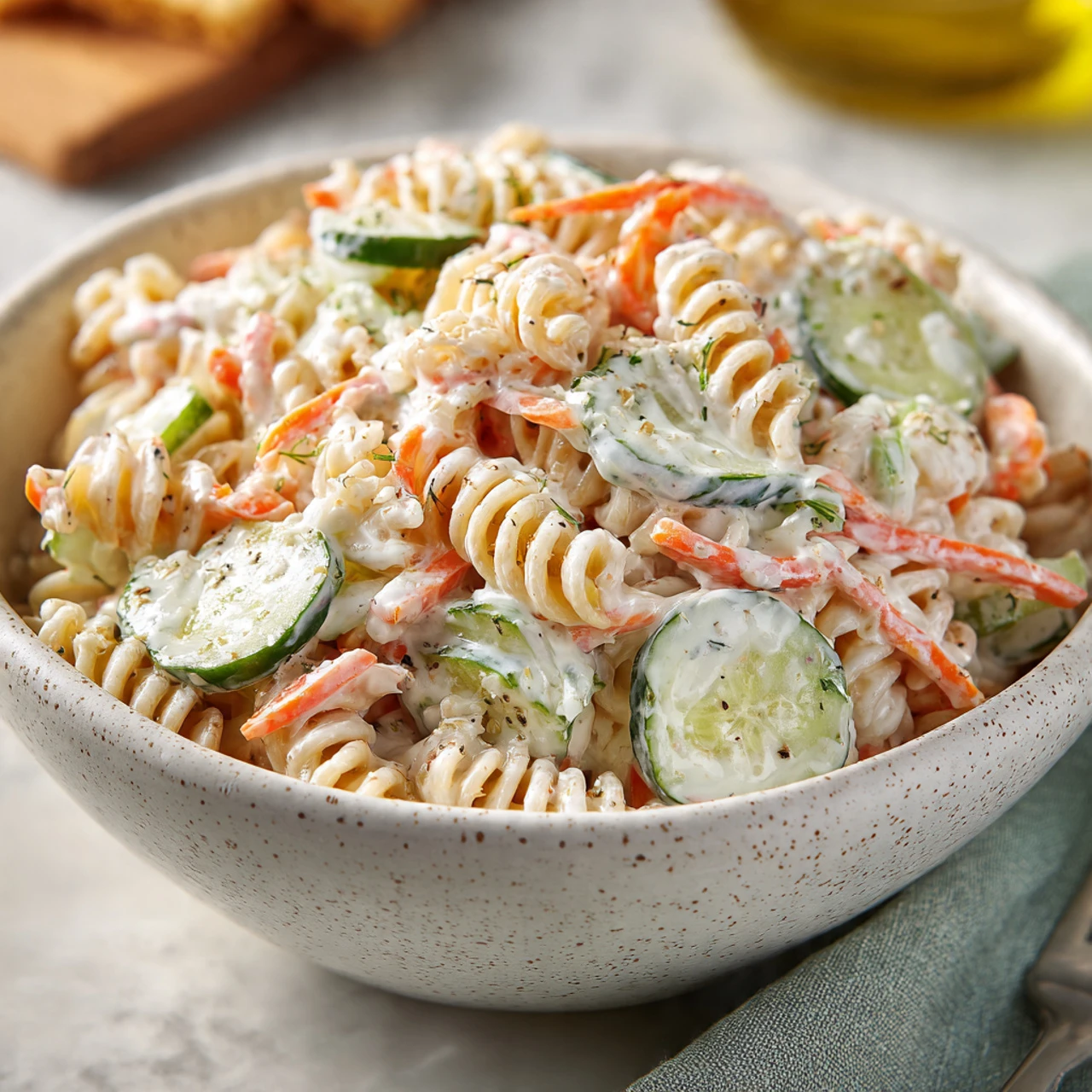 Tzatziki Pasta Salad Recipe Tzatziki Pasta Salad Recipe
