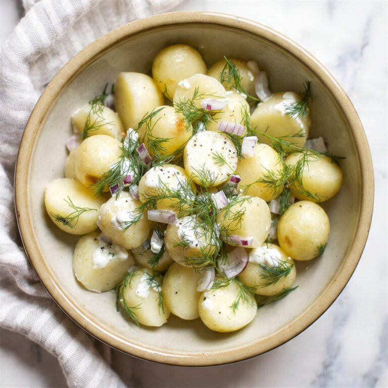 Potato and Feta Salad (Light, Tangy Mediterranean Side)